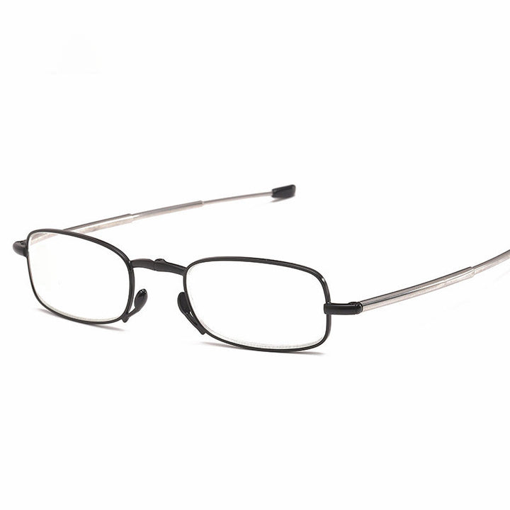 Exquisite reading glasses small lighter box anti-blue light antenna folding reading glasses
