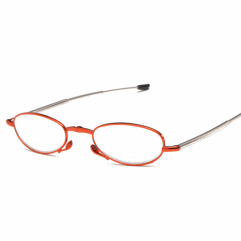 Exquisite reading glasses small lighter box anti-blue light antenna folding reading glasses