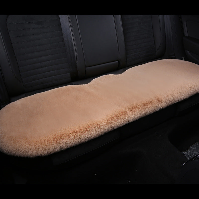 BowLift 丨 Thickened Winter Short Rabbit Plush Car Seat Cushion without Backrest
