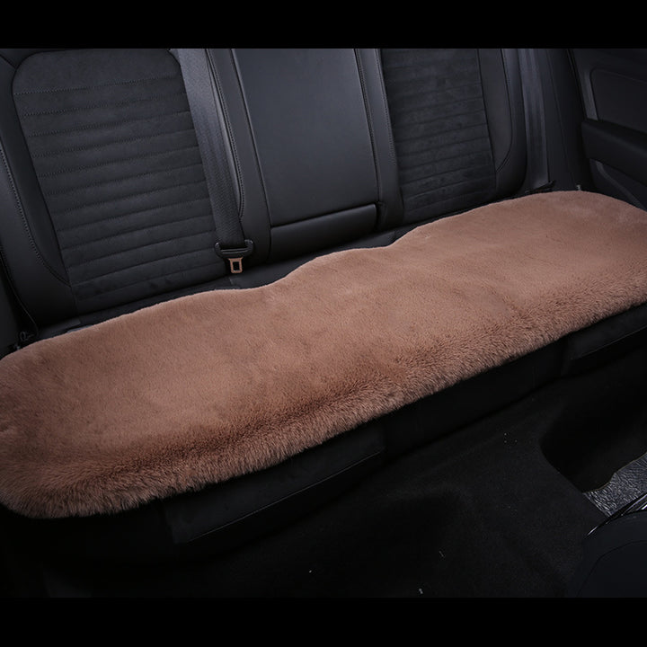 BowLift 丨 Thickened Winter Short Rabbit Plush Car Seat Cushion without Backrest