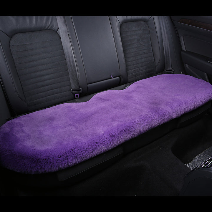 BowLift 丨 Thickened Winter Short Rabbit Plush Car Seat Cushion without Backrest