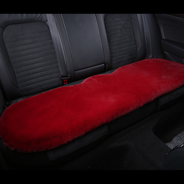 BowLift 丨 Thickened Winter Short Rabbit Plush Car Seat Cushion without Backrest