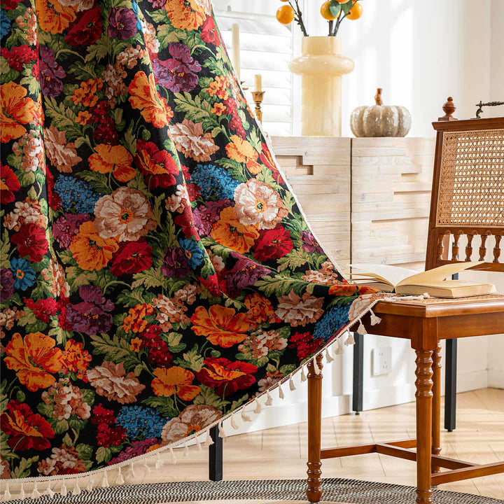 BowLift 丨 European and American Country Pastoral Finished Curtain