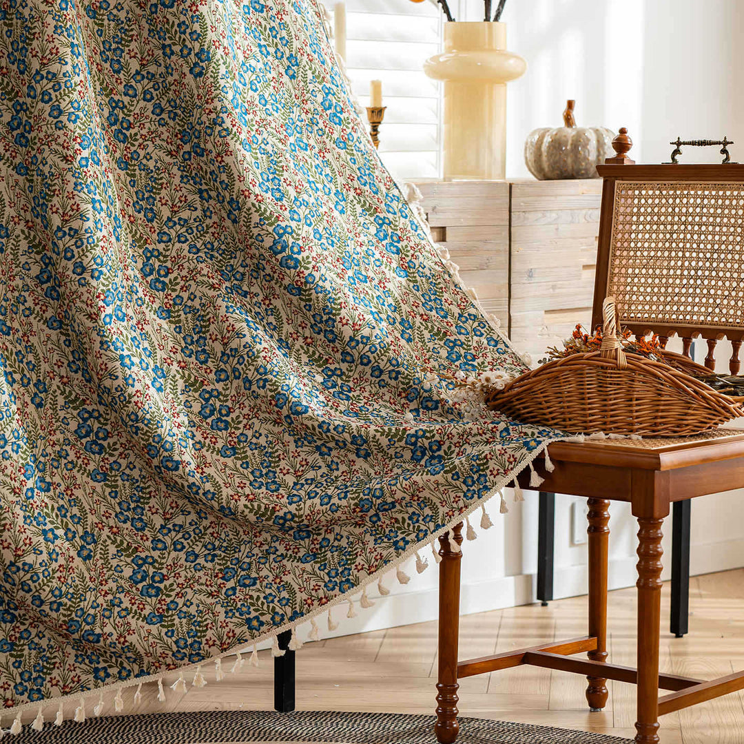 BowLift 丨 European and American Country Pastoral Finished Curtain