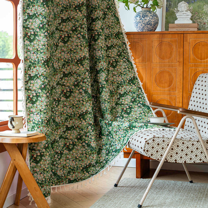 BowLift 丨 European and American Country Pastoral Finished Curtain