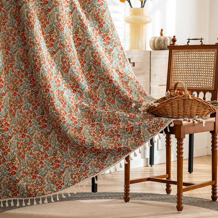 BowLift 丨 European and American Country Pastoral Finished Curtain