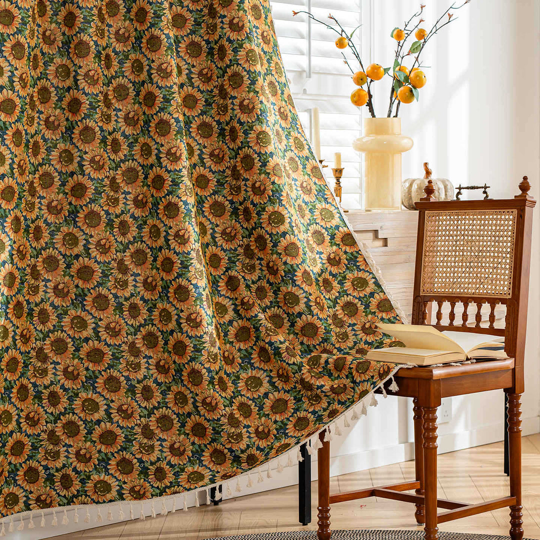 BowLift 丨 European and American Country Pastoral Finished Curtain
