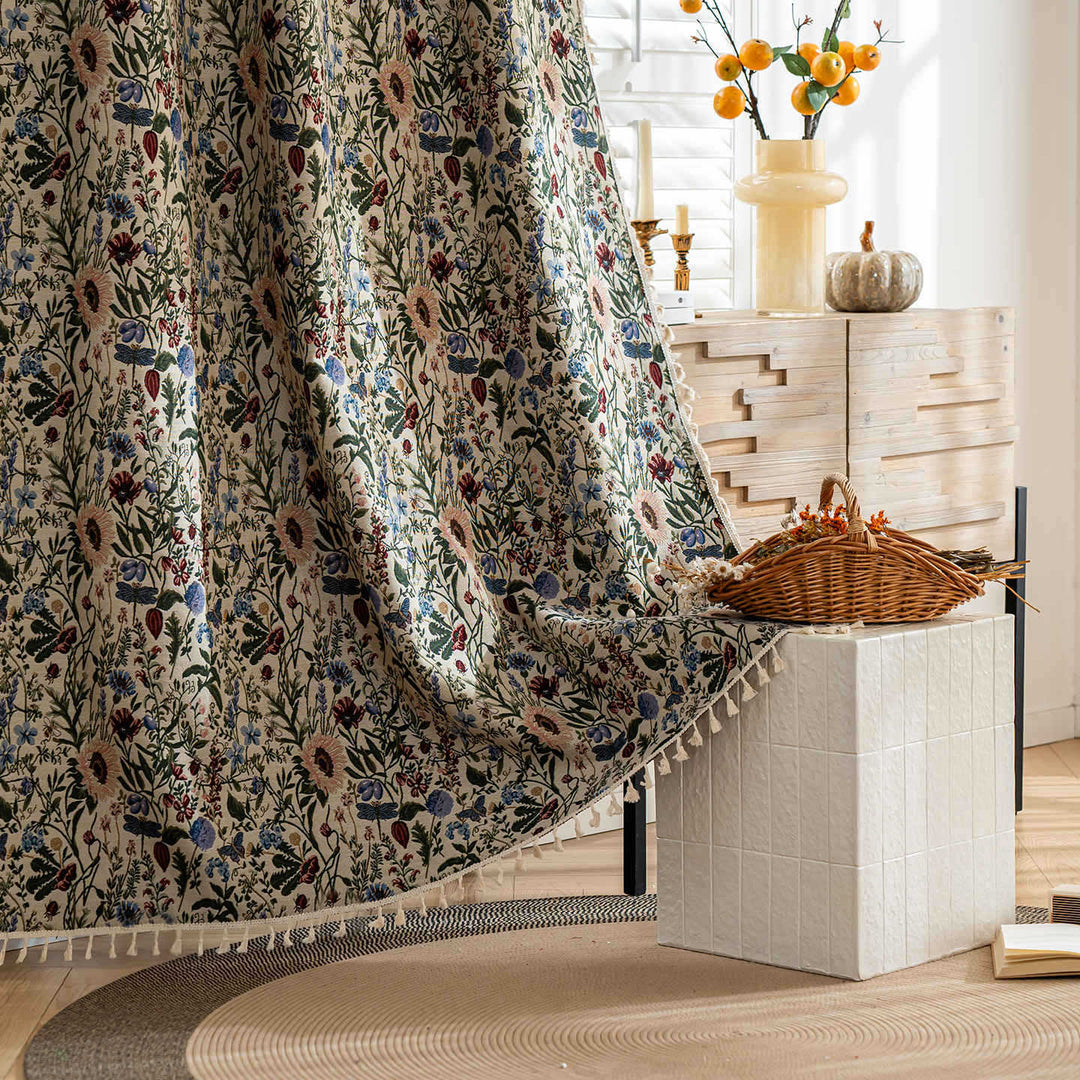 BowLift 丨 European and American Country Pastoral Finished Curtain
