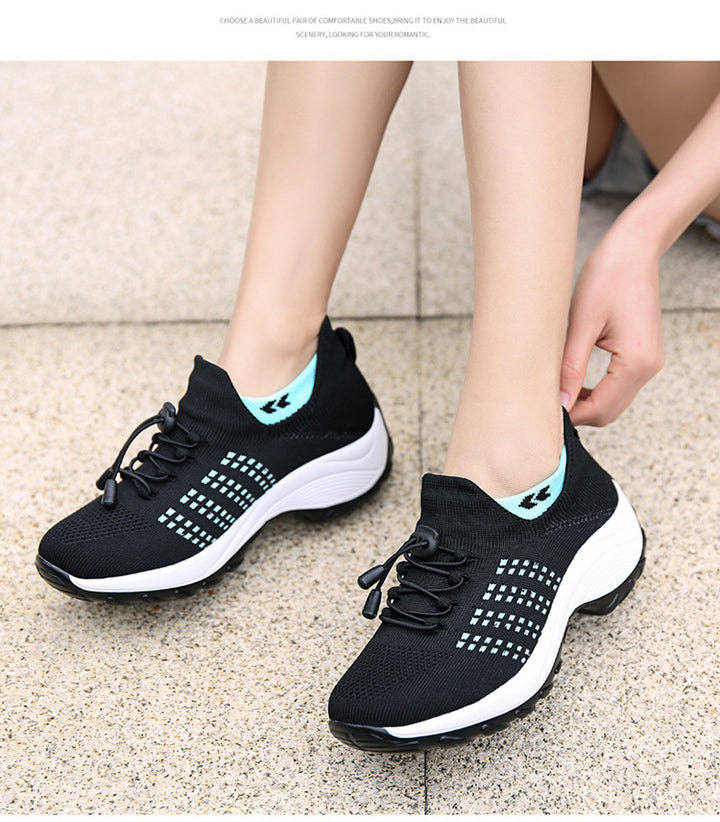 BowLift 丨 Women's Flyknit Mesh Athletic Shoes