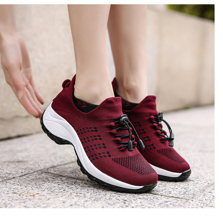 BowLift 丨 Women's Flyknit Mesh Athletic Shoes