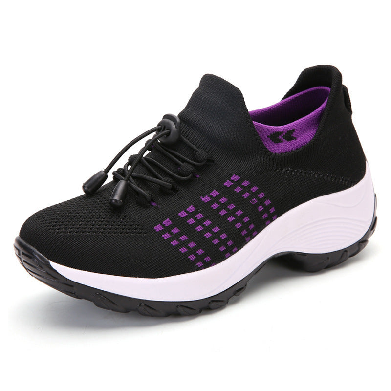 BowLift 丨 Women's Flyknit Mesh Athletic Shoes