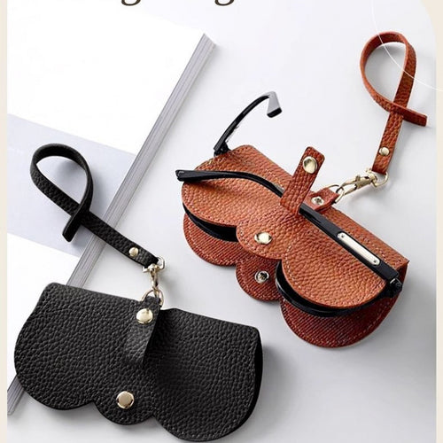 BowLift | Leather Eyeglass Case Pouch|Fashion Leather Portable for Daily Travel