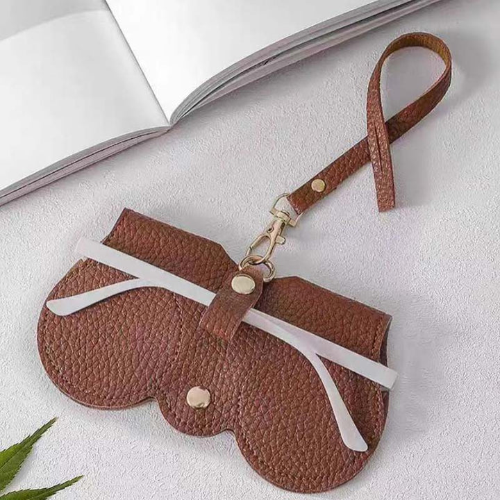 BowLift | Leather Eyeglass Case Pouch|Fashion Leather Portable for Daily Travel