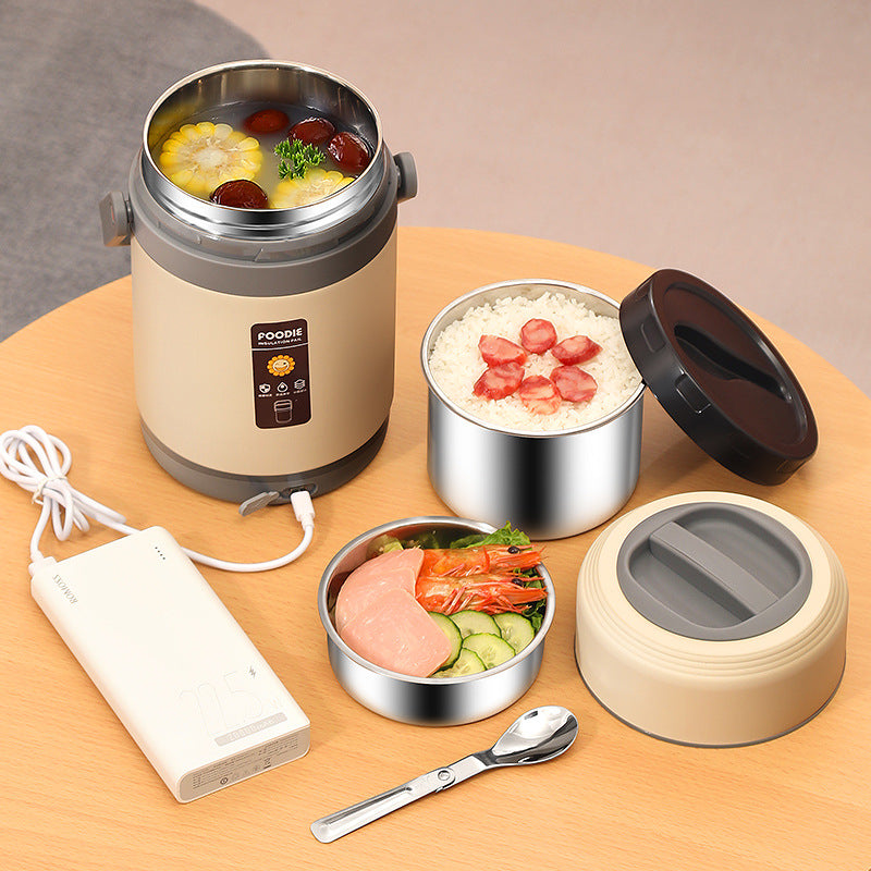 BowLift | USB Heating Lunch Box|Large Capacity Portable for Office Travel USB Heating