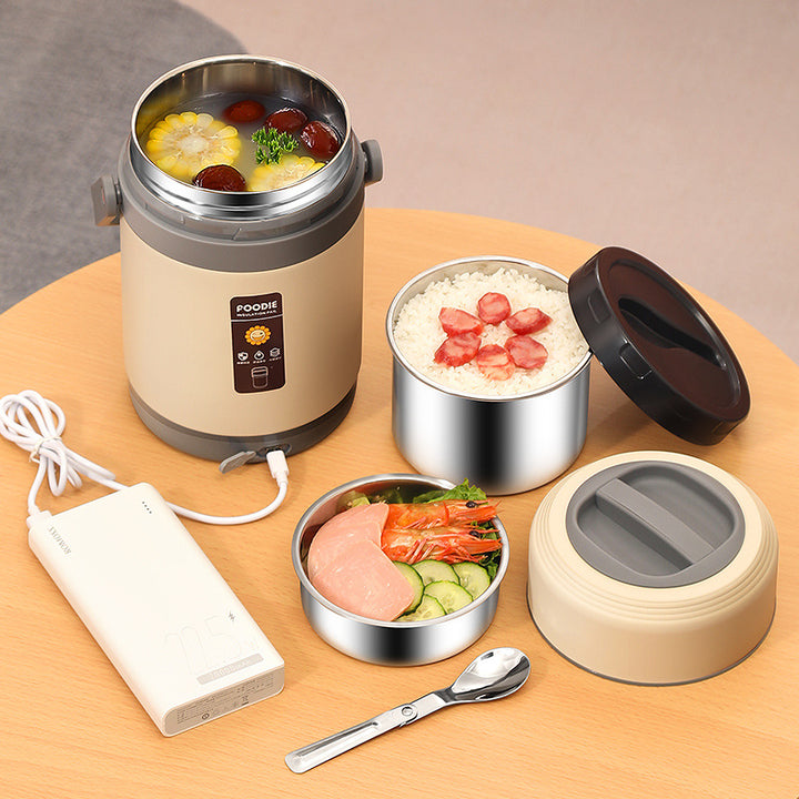 BowLift | USB Heating Lunch Box|Large Capacity Portable for Office Travel USB Heating