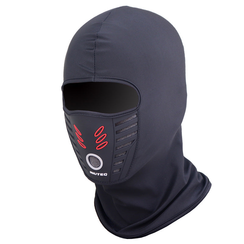 BowLift | Windproof Fleece Helmet Liner Mask | Winter Fleece-Lined Warm Full Face Neck Protection Cycling Ski Headgear