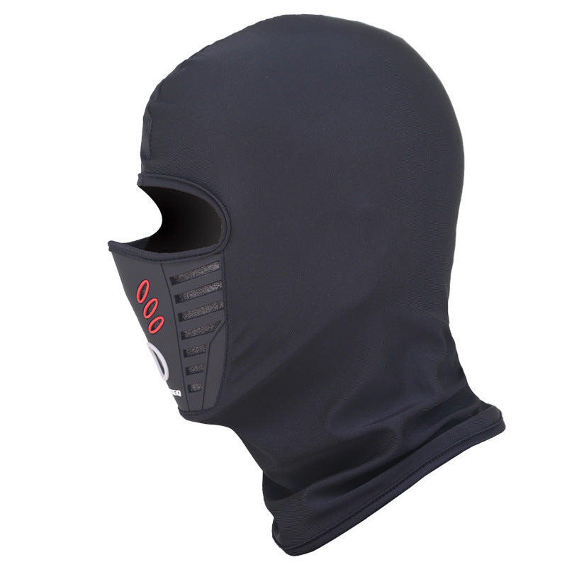 BowLift | Windproof Fleece Helmet Liner Mask | Winter Fleece-Lined Warm Full Face Neck Protection Cycling Ski Headgear