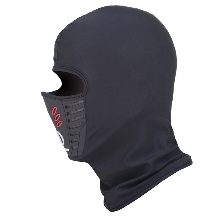 BowLift | Windproof Fleece Helmet Liner Mask | Winter Fleece-Lined Warm Full Face Neck Protection Cycling Ski Headgear
