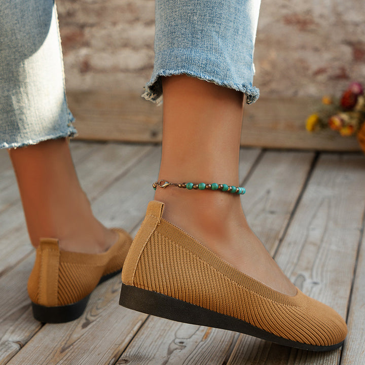 BowLift 丨 Women's Round Toe Bean Shoes
