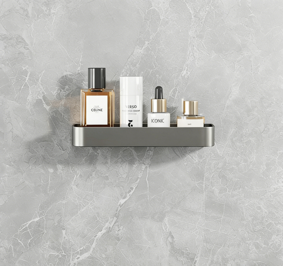 BowLift | Bathroom Storage Rack+Minimalist Thickened Drill-Free Wall-Mounted