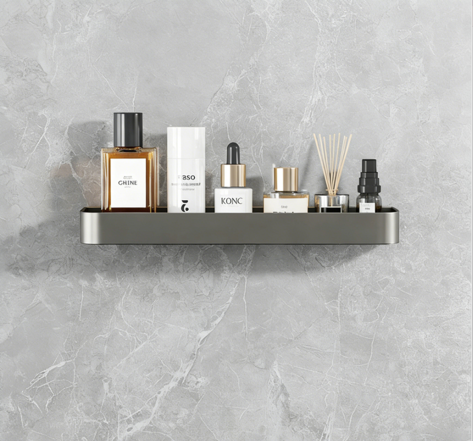 BowLift | Bathroom Storage Rack+Minimalist Thickened Drill-Free Wall-Mounted