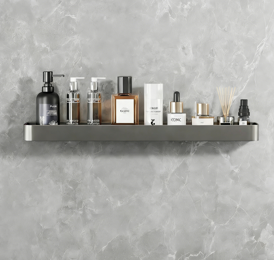 BowLift | Bathroom Storage Rack+Minimalist Thickened Drill-Free Wall-Mounted