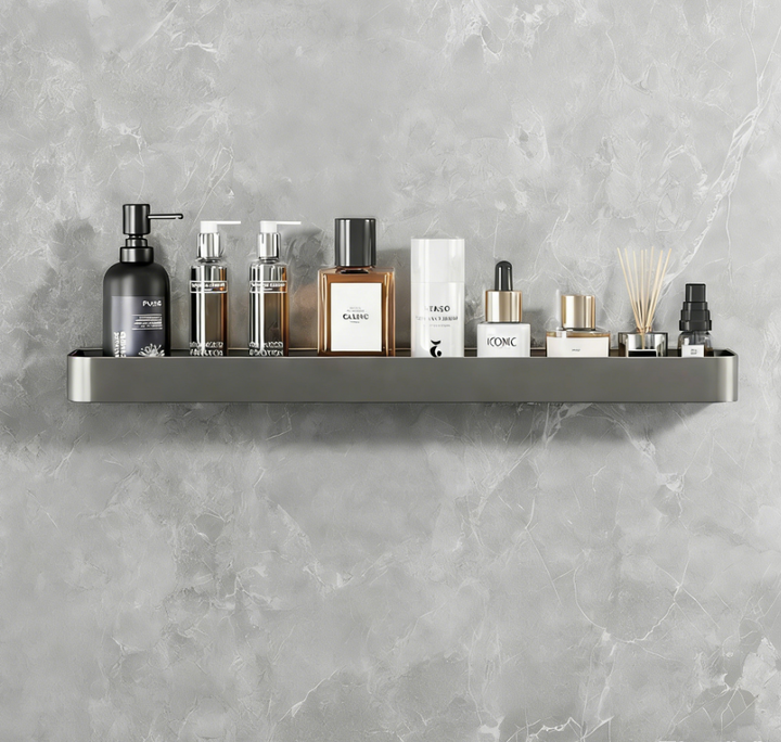 BowLift | Bathroom Storage Rack+Minimalist Thickened Drill-Free Wall-Mounted
