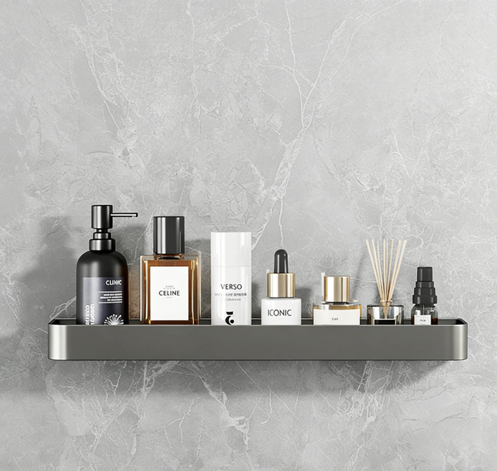BowLift | Bathroom Storage Rack+Minimalist Thickened Drill-Free Wall-Mounted