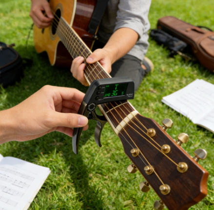 BowLift | Portable Clip-on Guitar Tuner