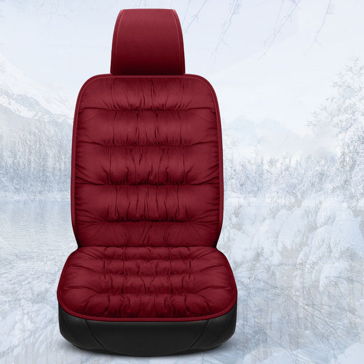 BowLift 丨 Winter Down Velvet Car Cushion Half-pack Small Waist Main Seat Cover