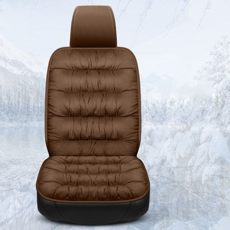 BowLift 丨 Winter Down Velvet Car Cushion Half-pack Small Waist Main Seat Cover