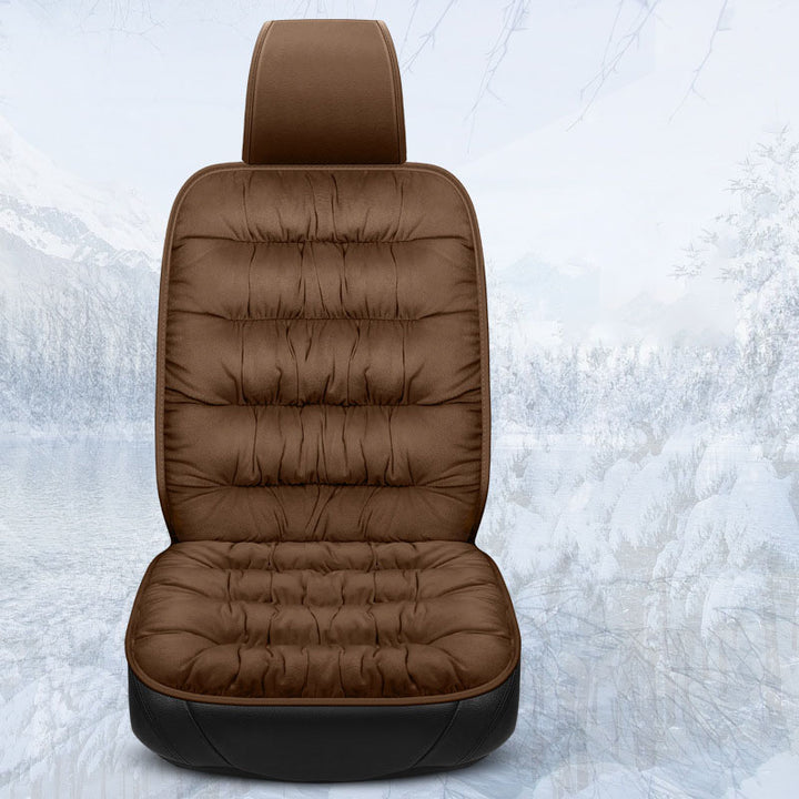 BowLift 丨 Winter Down Velvet Car Cushion Half-pack Small Waist Main Seat Cover