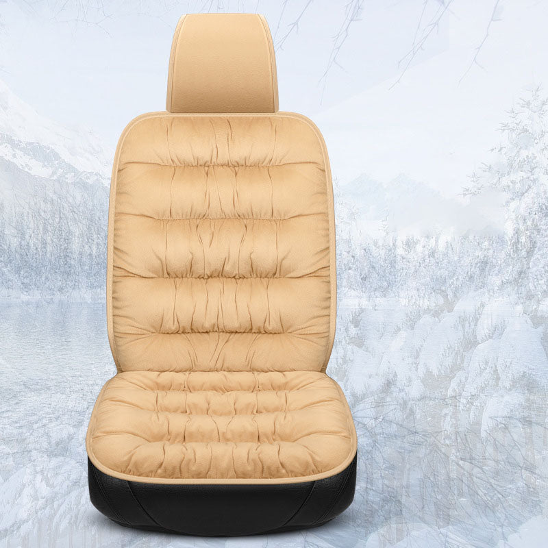 BowLift 丨 Winter Down Velvet Car Cushion Half-pack Small Waist Main Seat Cover