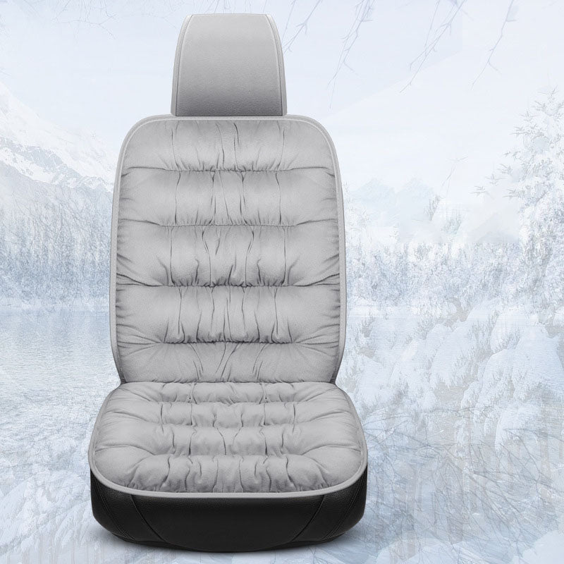 BowLift 丨 Winter Down Velvet Car Cushion Half-pack Small Waist Main Seat Cover