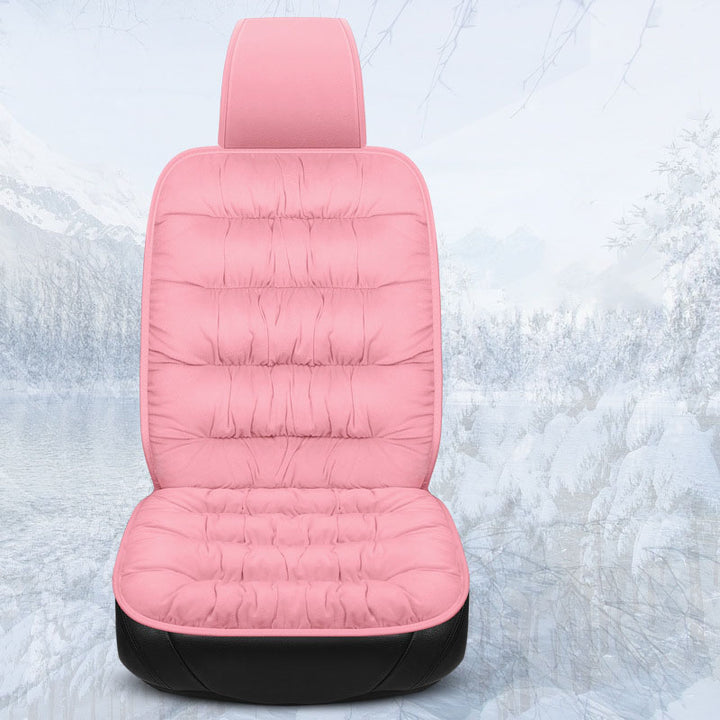 BowLift 丨 Winter Down Velvet Car Cushion Half-pack Small Waist Main Seat Cover