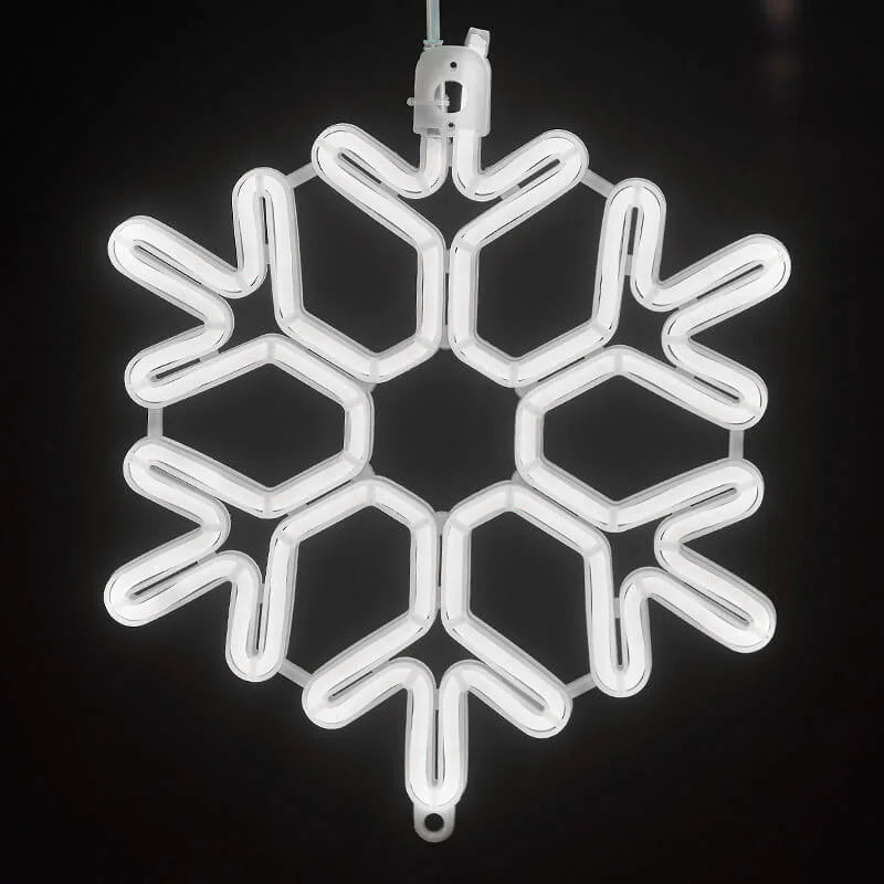 BowLift | SnowGlow - Frosted Snowflake LED light for Winter Elegance
