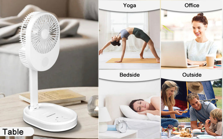 MULTI-FUNCTION FOLDING FAN WITH LIGHT | Bowlift