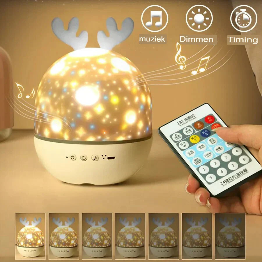 BowLift | Starry Sky Projector Lamp for Kids - Magical Night Light