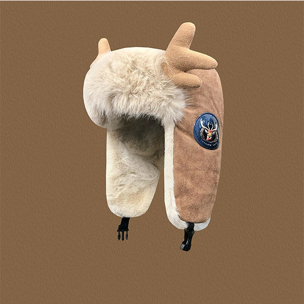 BowLift | Deer Antler Winter Earflap Hat