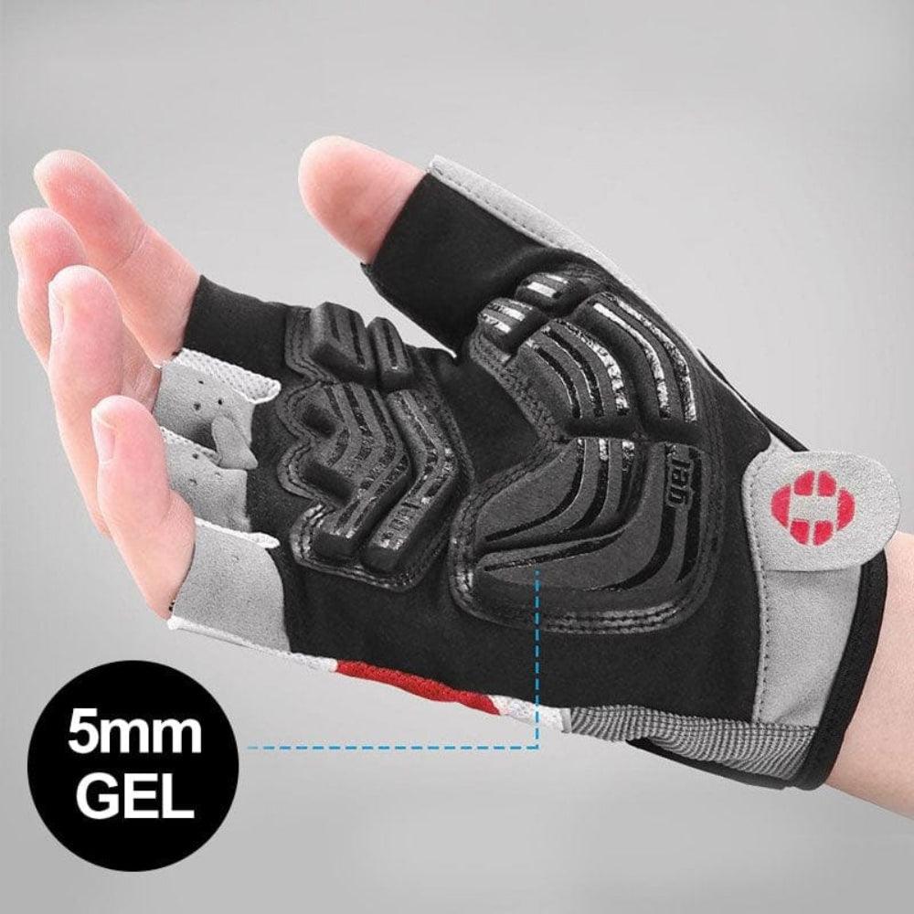 BowLift | 3D Gel Padded Cycling Gloves – Shock-Absorbing Breathable Bike Gloves for Men & Women