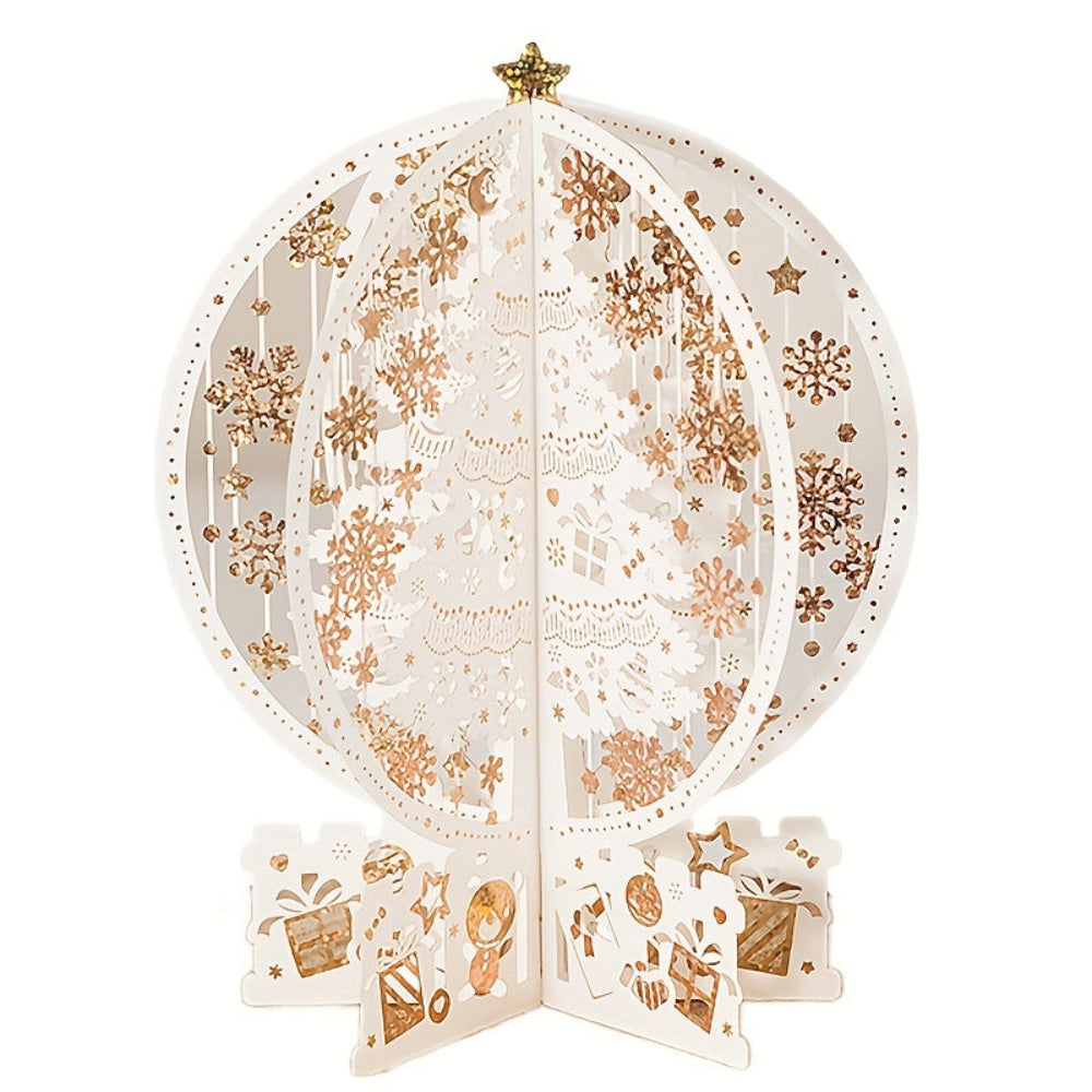 BowLift | 3D Pop-up Christmas Card with Magical Tree Display – Perfect for Christmas Wishes and Festive Decoration