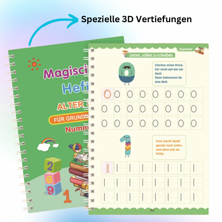 Learning books for children | 4-piece set | Bowlift
