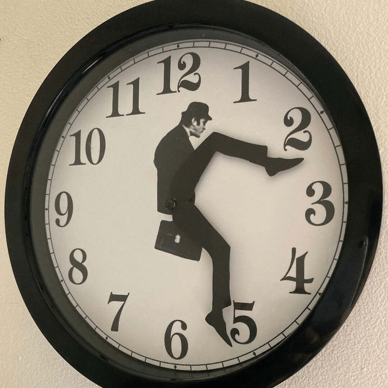 Ministry of Silly Walks Clock | Bowlift