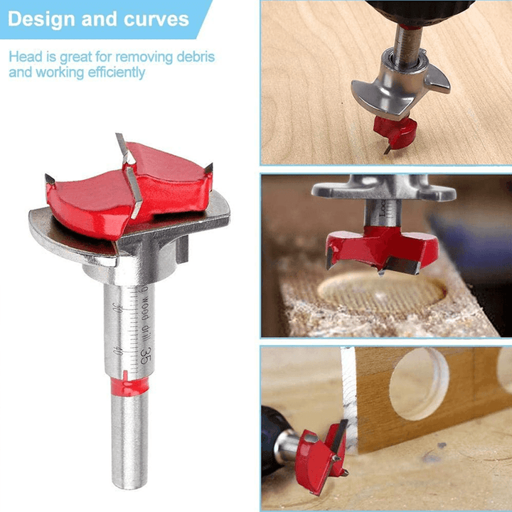 BowLift | Positioning Woodworking Drill Bit Set