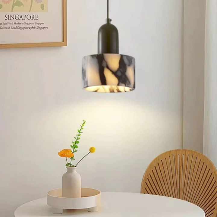 BowLift | Luxury Black Marble Design Pendant Lamp