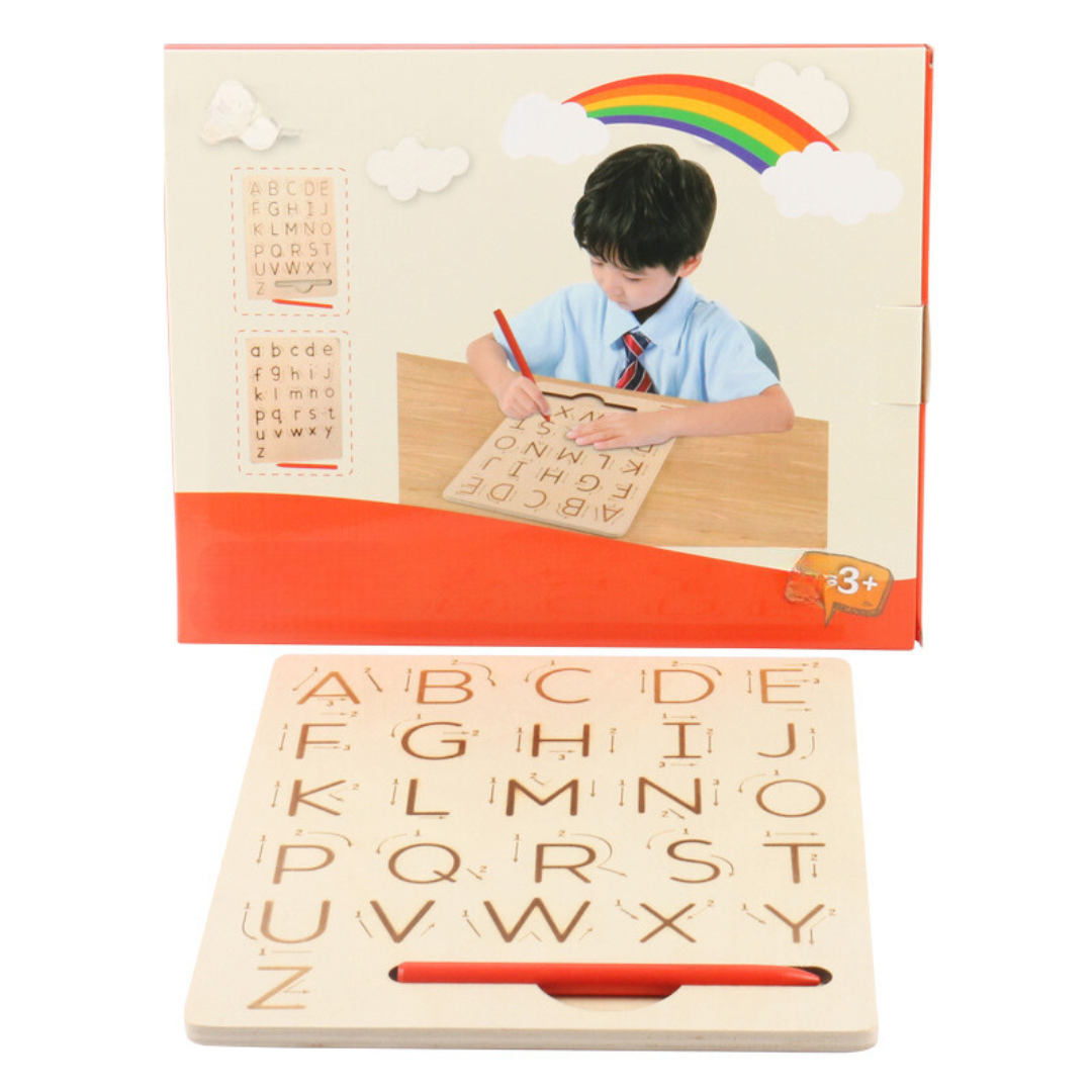 BowLift | Wooden Alphabet Board