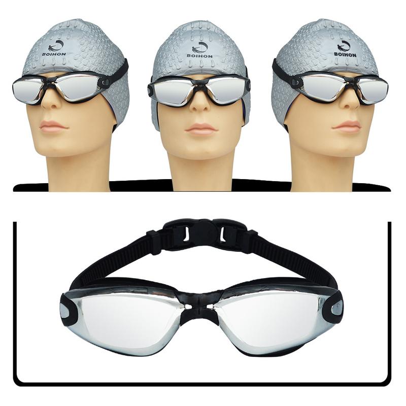 BowLift | No leak anti-fog UV protection triathlon swim goggles