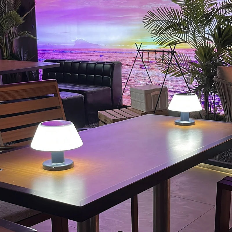 BowLift | Solar Table Lamp | Outdoor Waterproof LED Light | Portable Solar-Powered Lighting for Patios, Gardens & Camping