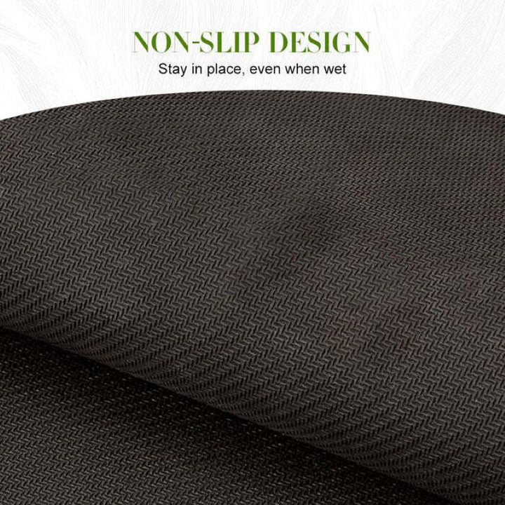 BowLift |  Quick-drying non-slip peacock floor mat