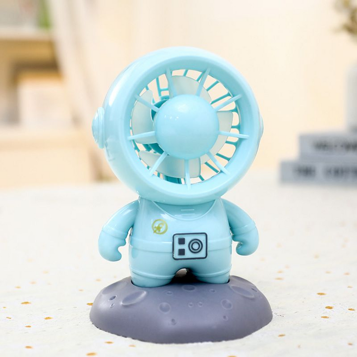 Mini handheld fan, astronaut shape rechargeable handheld fan | Bowlift